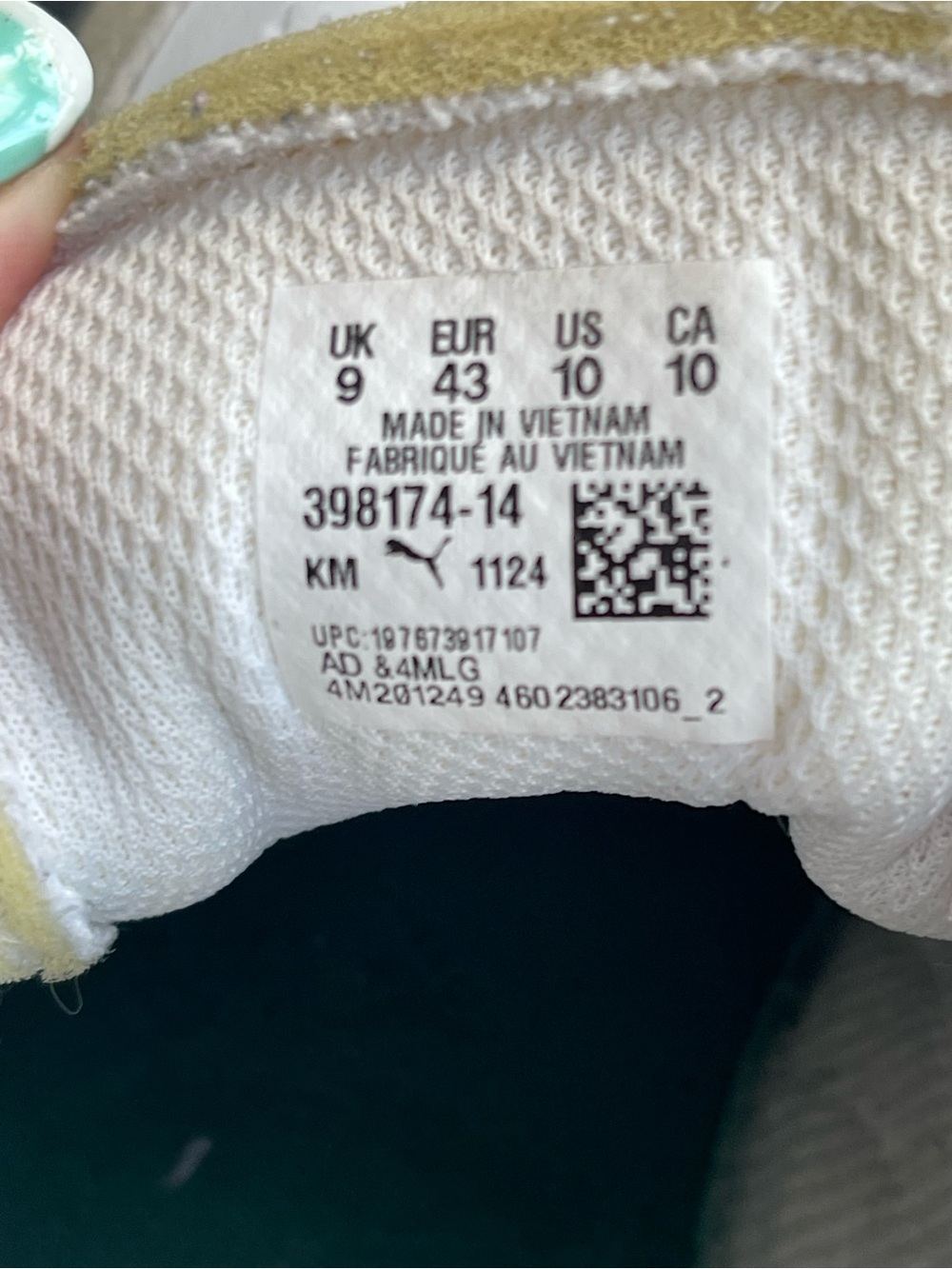 Puma White/Green Club II Era Unisex Sneaker (US 10 Mens) - Picture 14 of 14